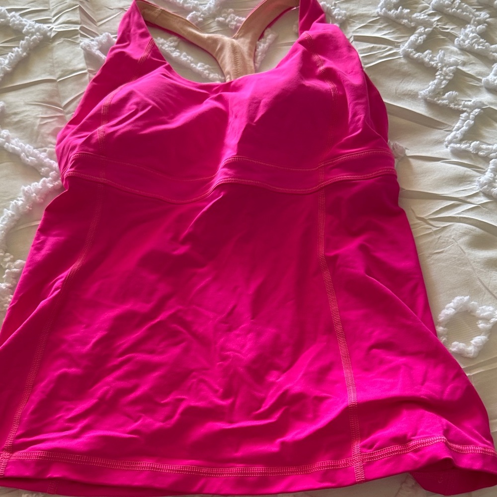 lululemon athletica Pink Tank Top